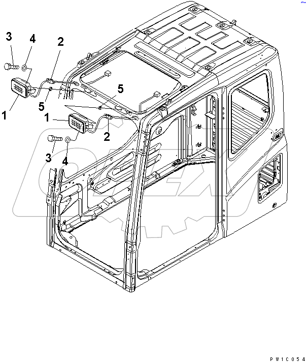  ADDITIONAL WORKING LAMP