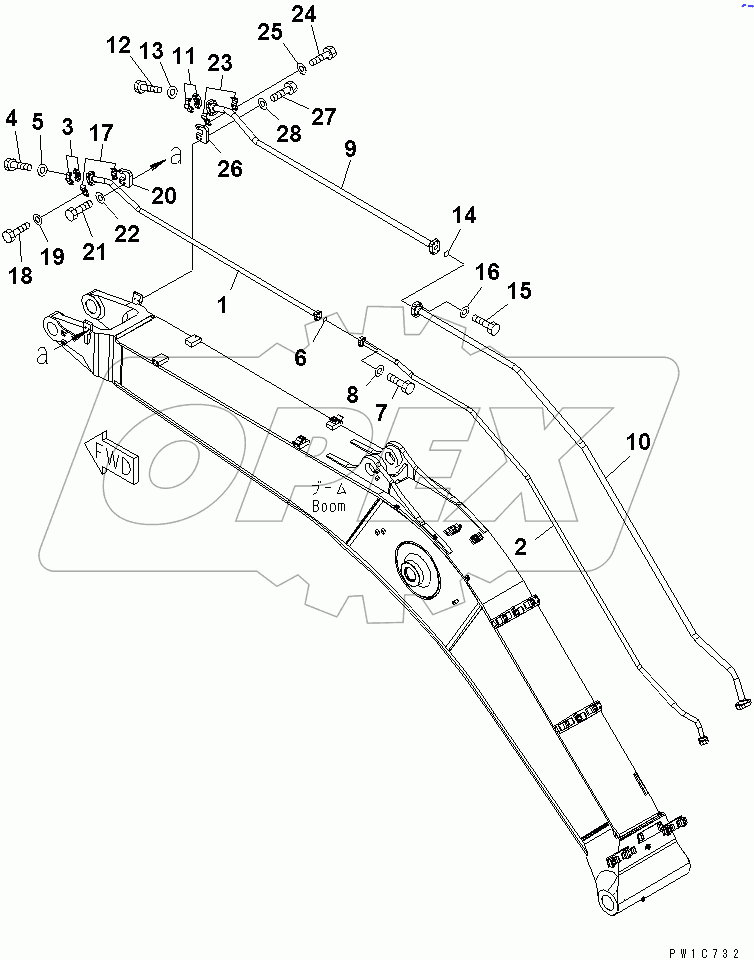  BOOM (ADDITIONAL PIPING)