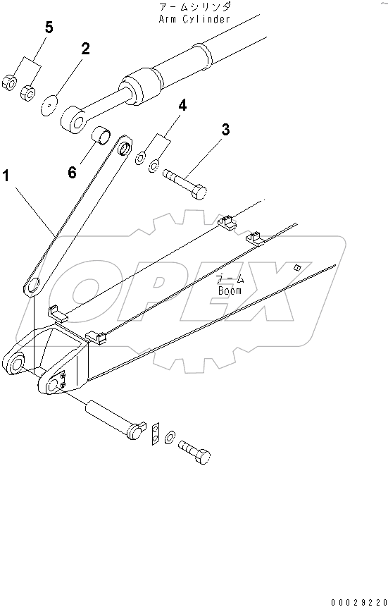  SHIPPING PARTS (WITHOUT ARM)