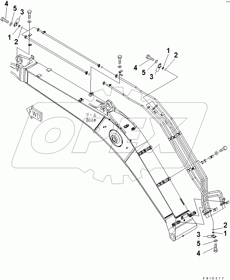  BLIND PARTS (BOOM) (FOR COMPONENT)