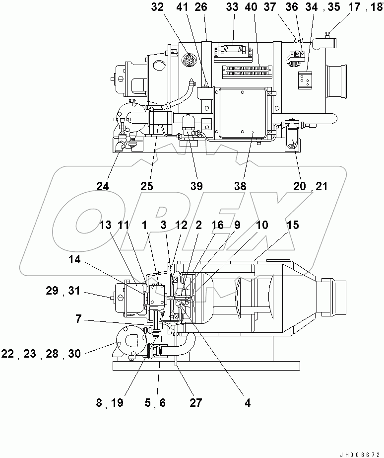  PRE-HEATER (HEATER ASS'Y)(#40295-)
