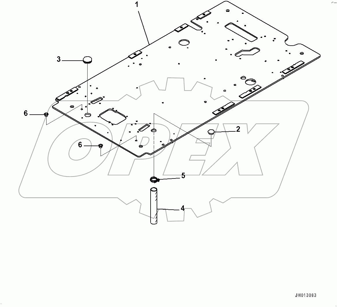  Cab, Floor, Frame (#80001-)