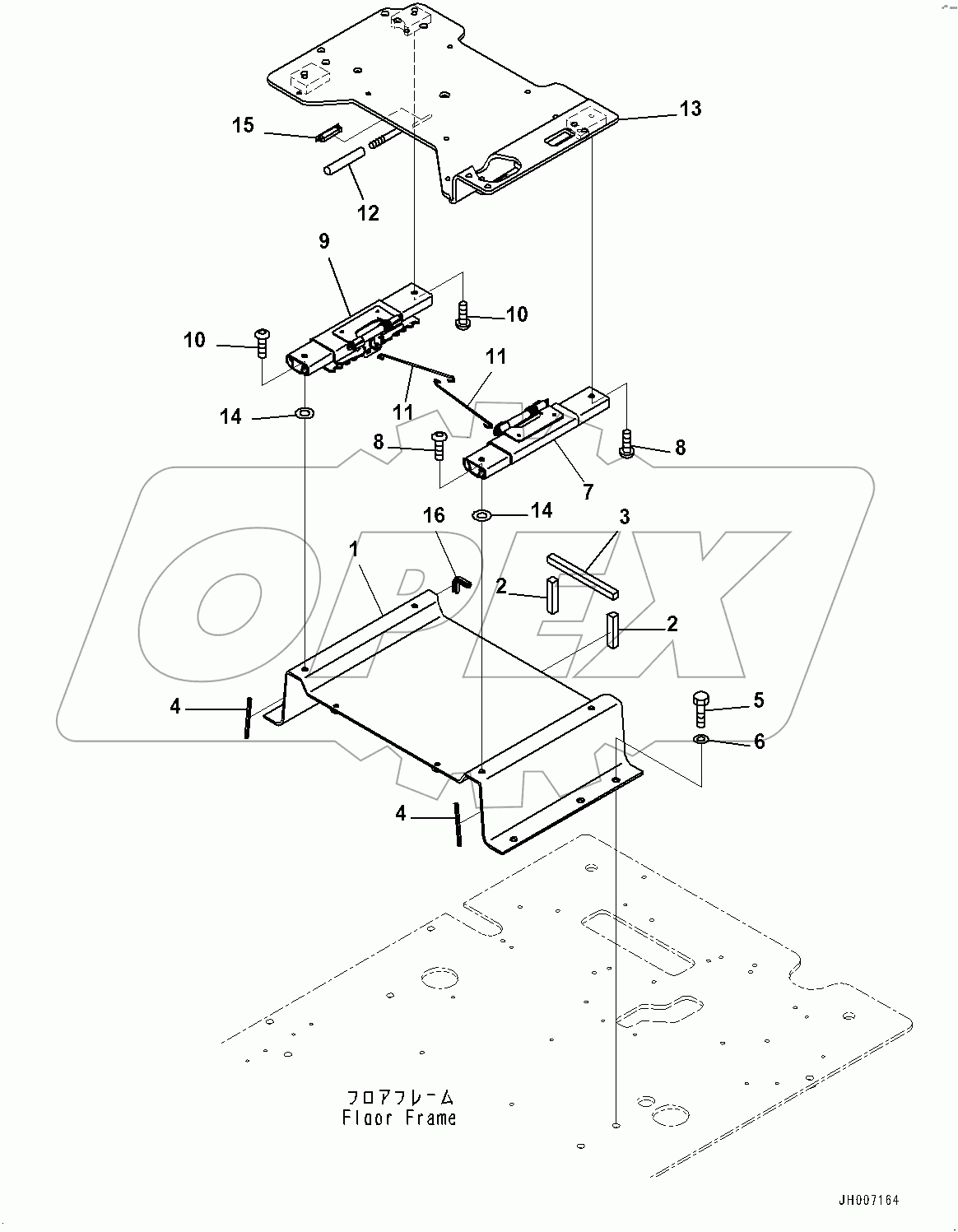  Cab, Floor, Base (#80699-)