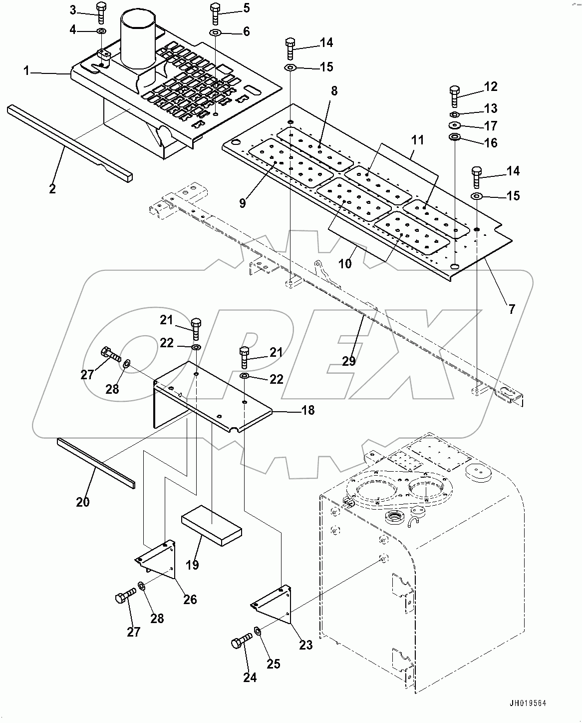  Machine Cab Cover (#80699-)