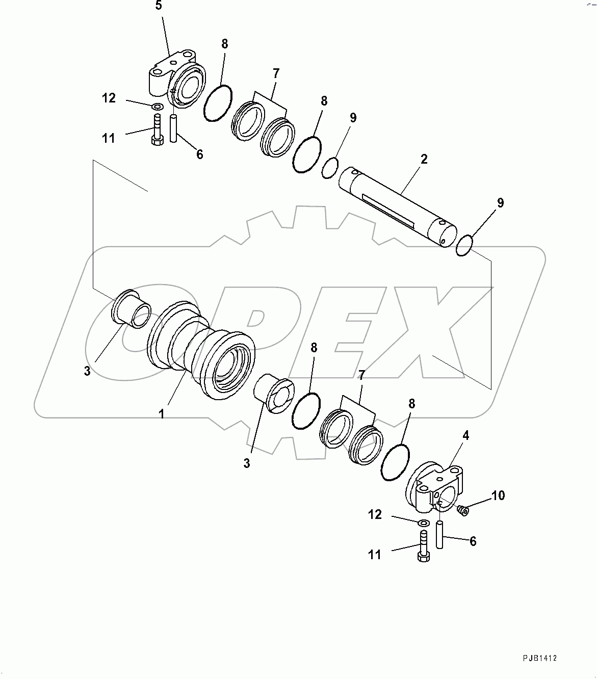  Track Roller (#80001-80410)
