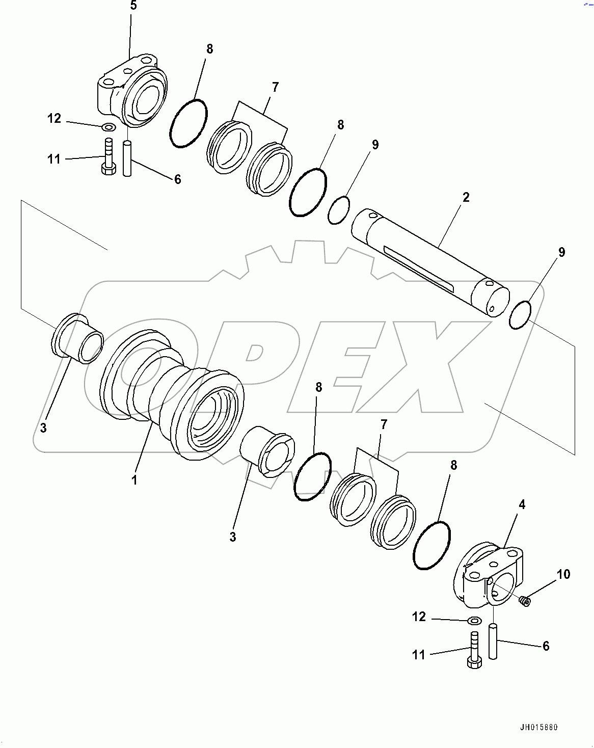  Track Roller (#80411-)