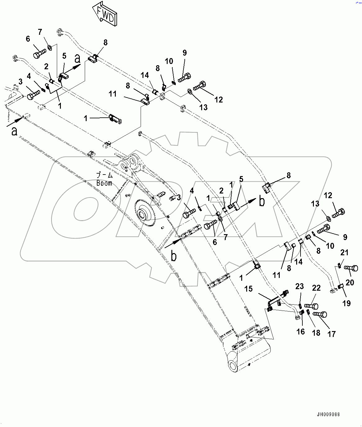  Boom, Clamp (#80001-)