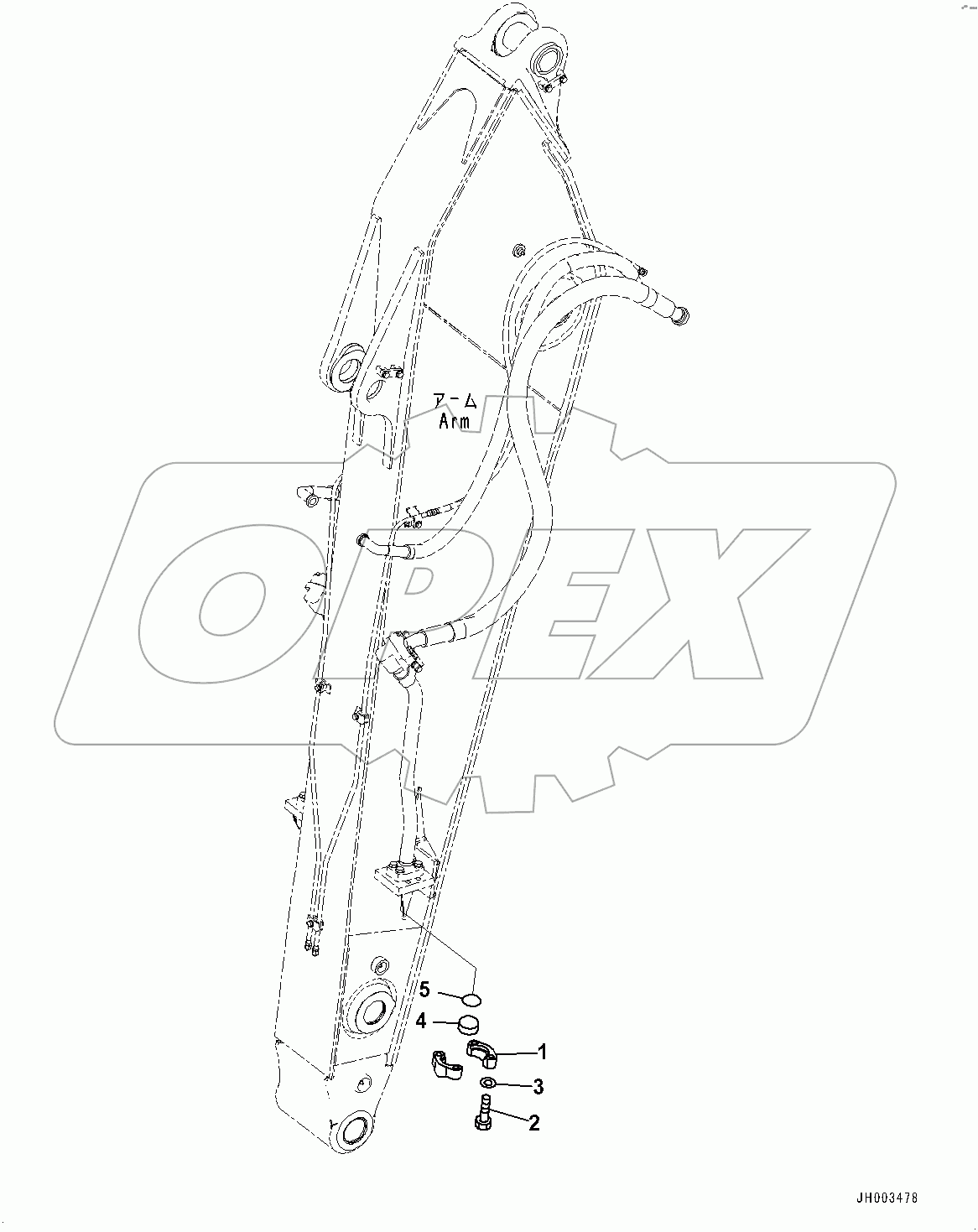  Arm, Blind Parts (#80001-80004)
