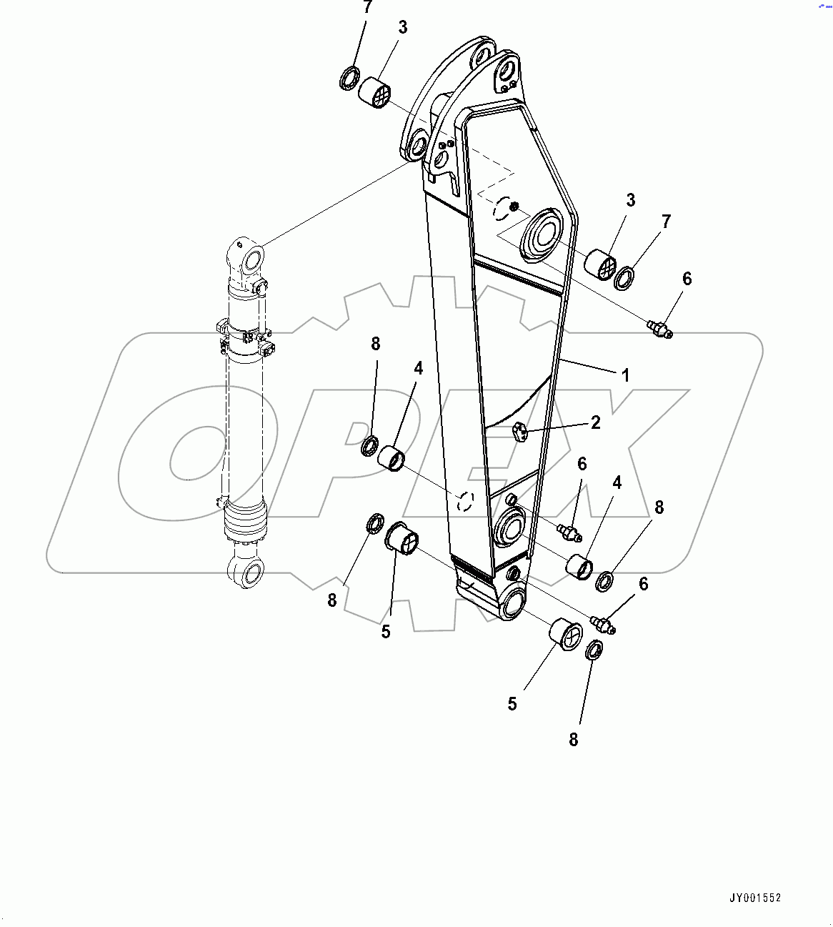  Arm, Arm and Bushing (#80699-)
