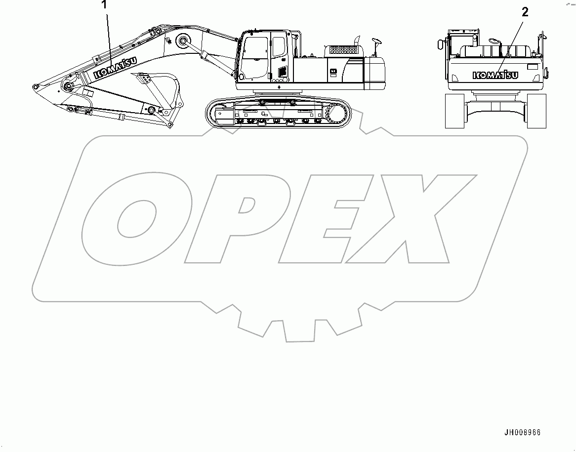  Komatsu Logo (#80001-)