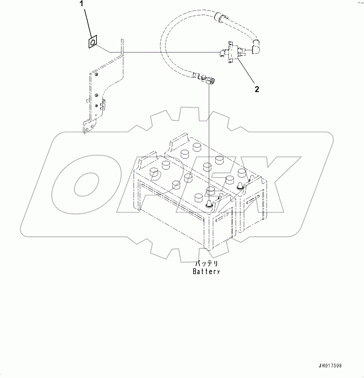  Caution Plates, Battery (#80631-)