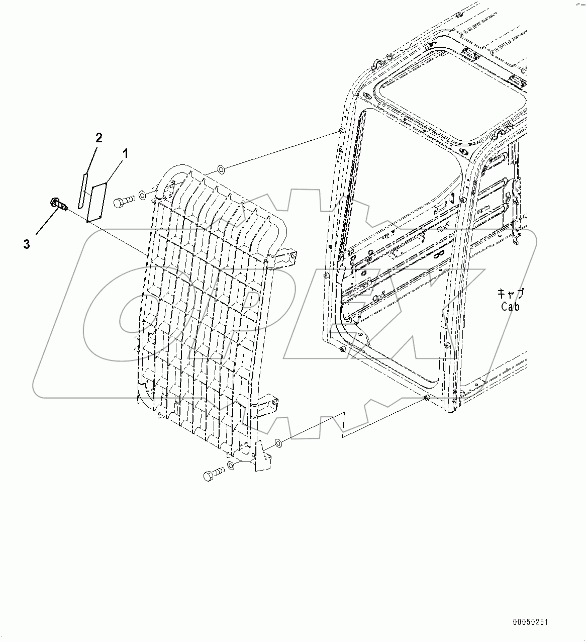  FOPS Plate,  (#80149-)