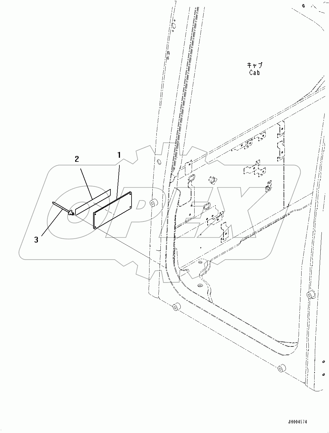  ROPS Plate (#80001-)
