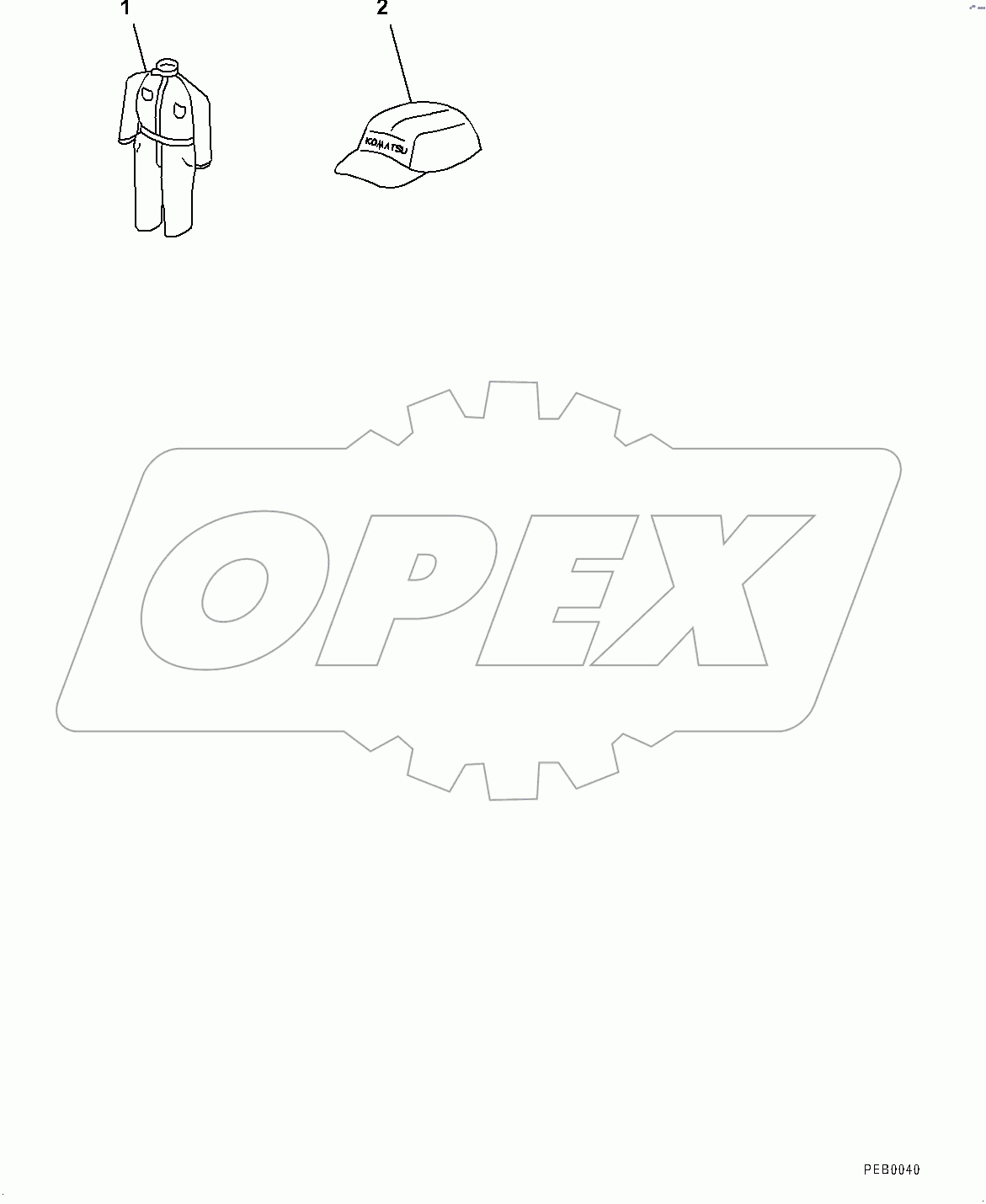  Cap and Overall (#80001-)