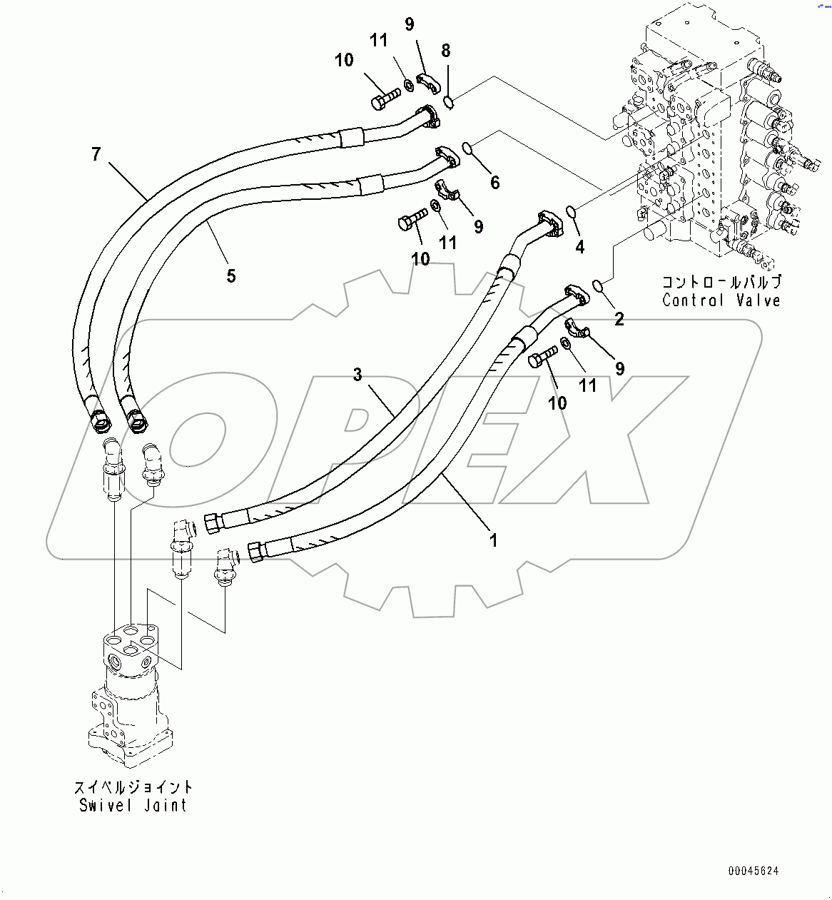  Travel Piping (#80001-)