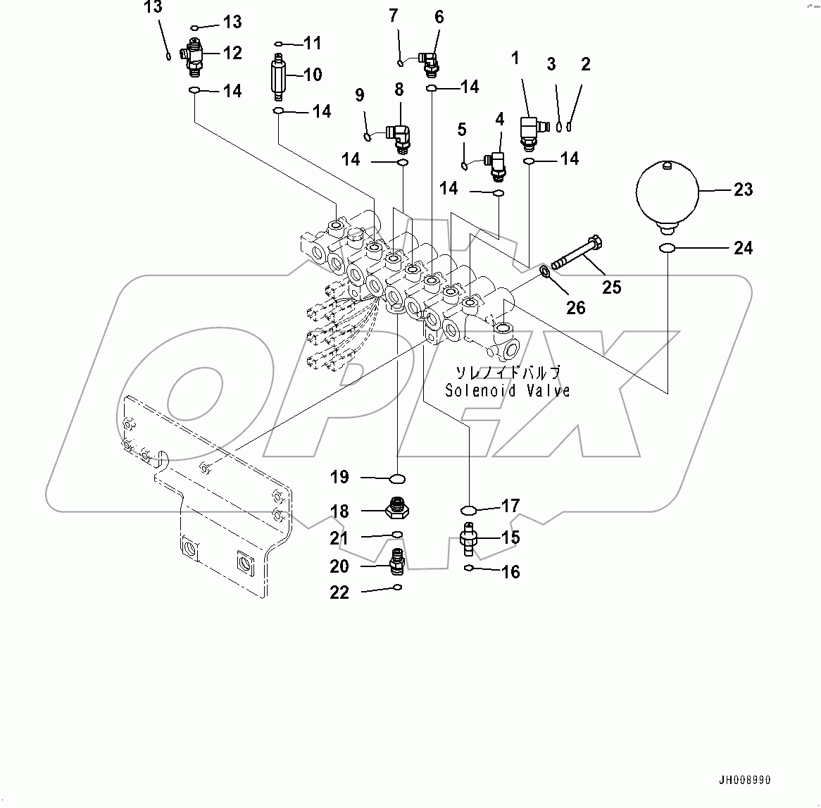  Solenoid Valve, Related Parts (#80001-)
