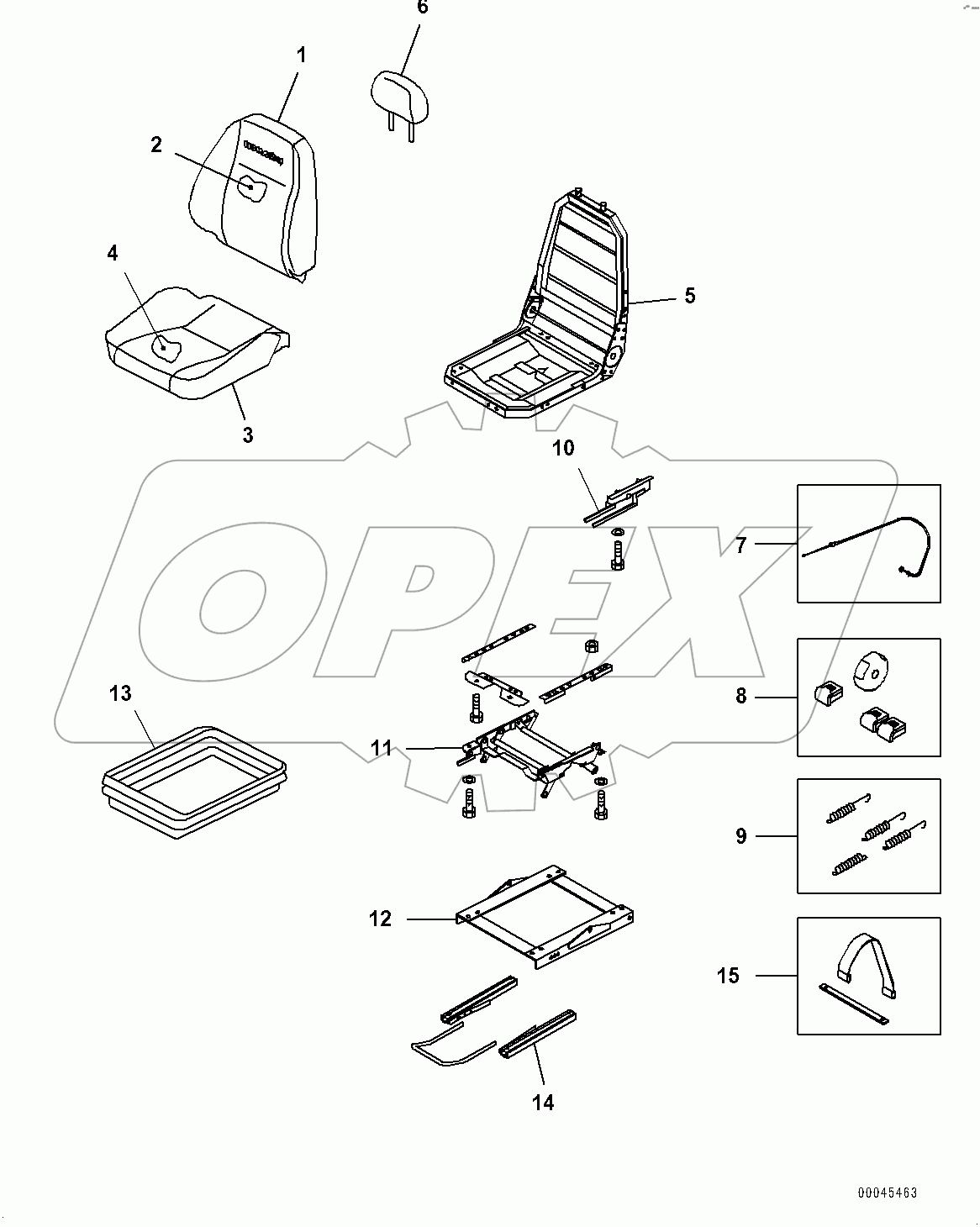  Operator's Seat (#80001-)