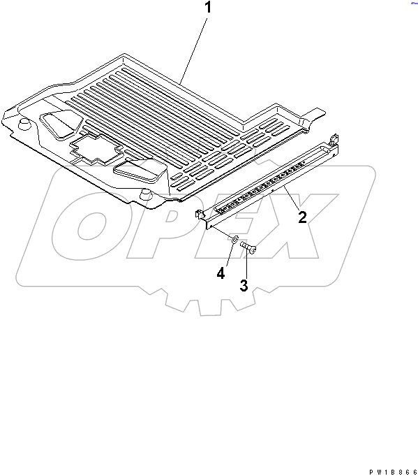  FLOOR MAT(#40001-45000)