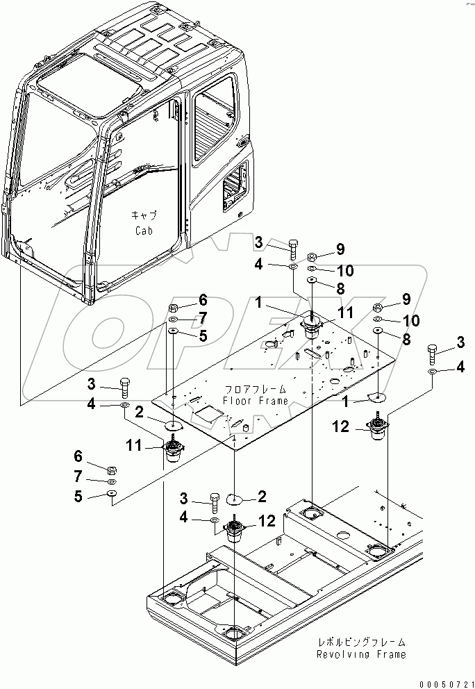  FLOOR MOUNT(#45001-)