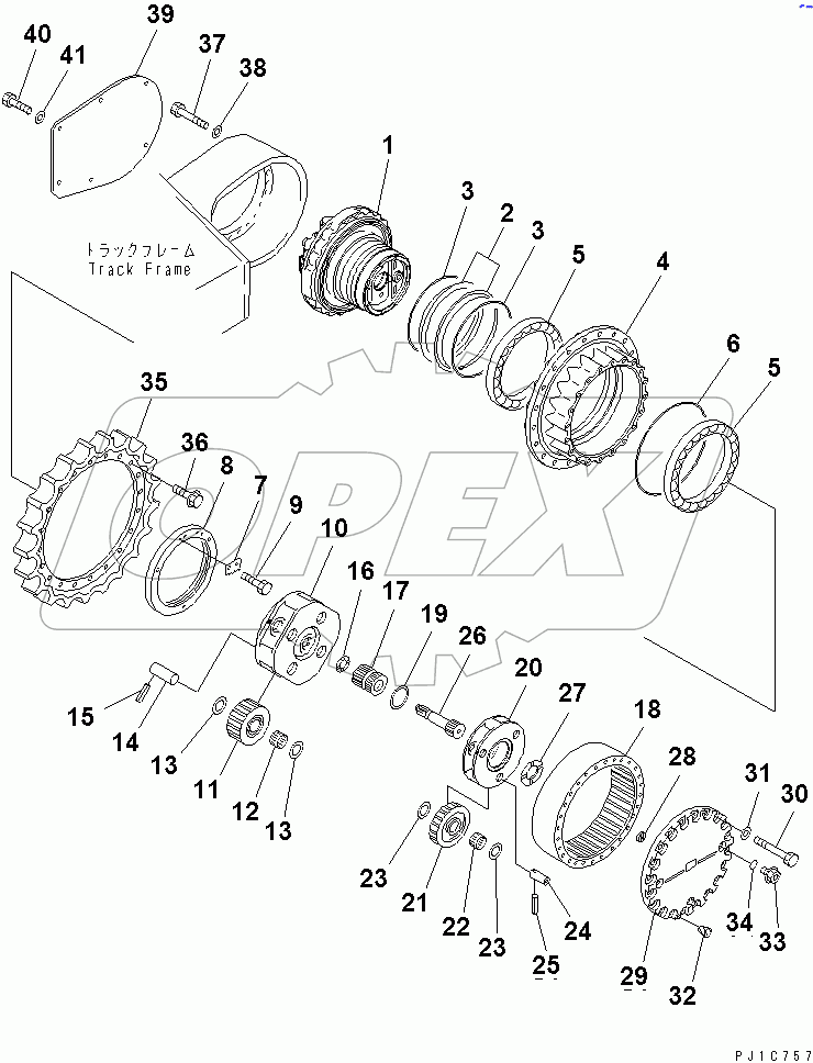 FINAL DRIVE(#40310-45000)
