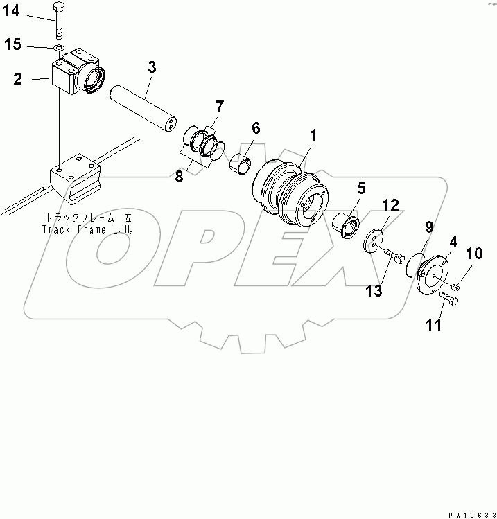  CARRIER ROLLER(#40001-41268)