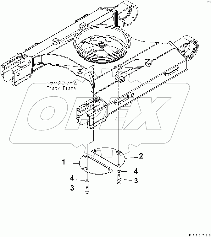 UNDER COVER (FOR TRACK FRAME)