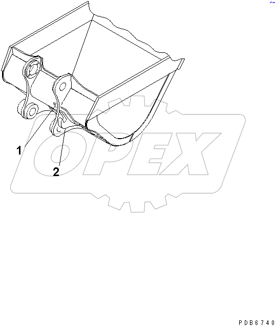  HOOK (FOR HEAVY DUTY BUCKET)