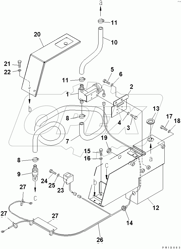  FUEL SELF CHARGE PUMP(#40001-40638)
