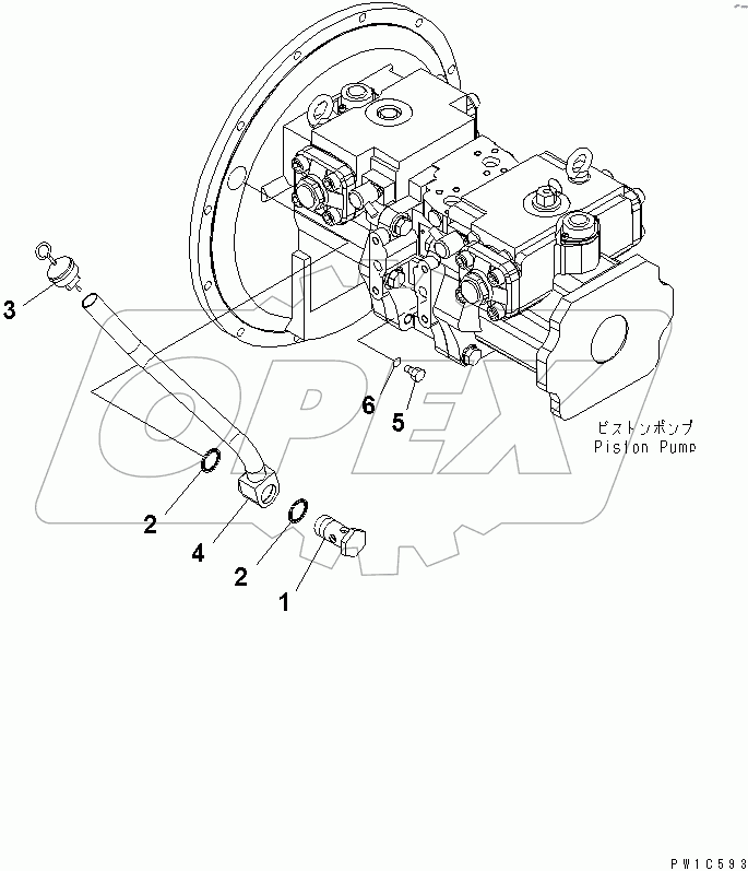  MAIN PUMP (CONNECTING PARTS)