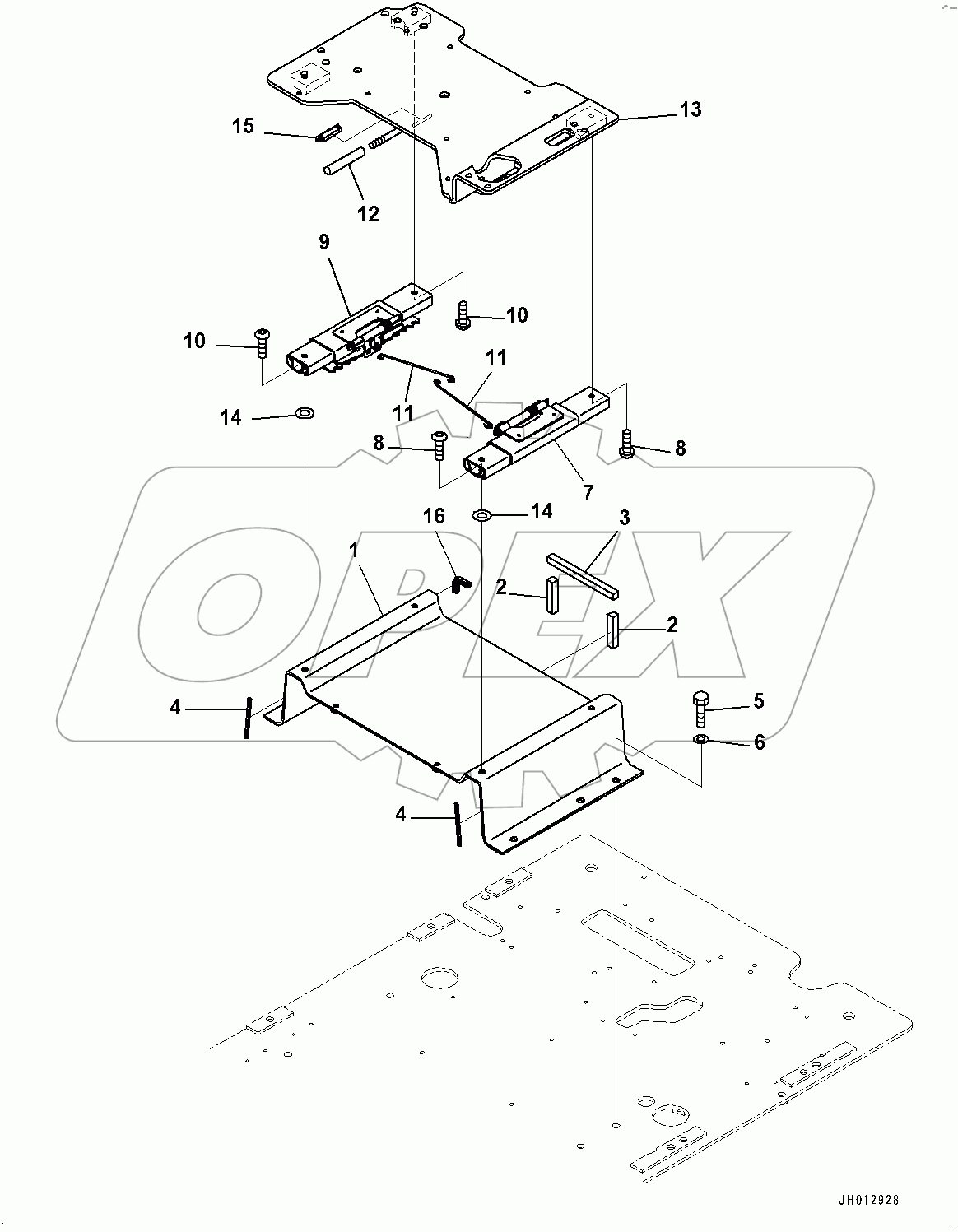  Cab, Floor, Base (#80001-)