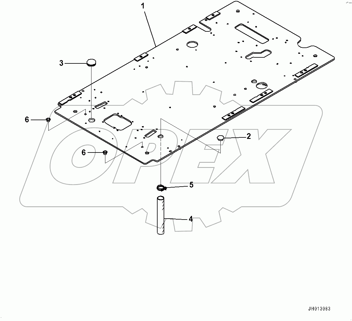  Cab, Floor, Frame (#80001-)
