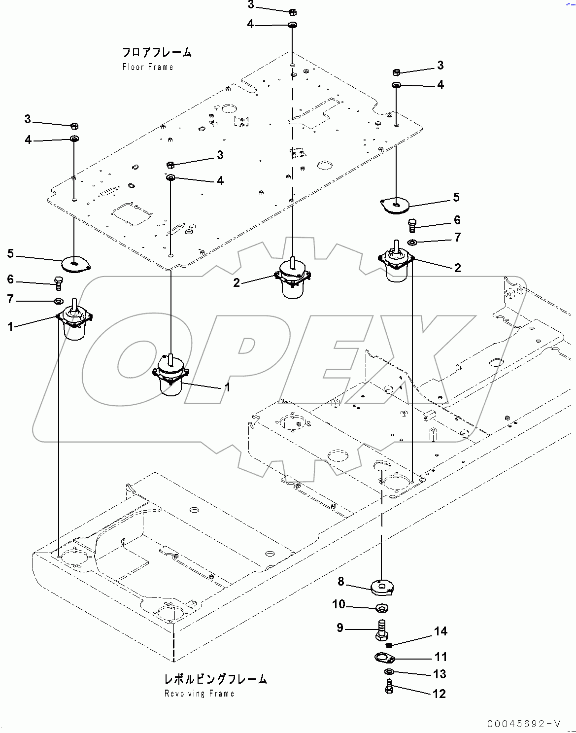  Floor Mounting (#80001-80106)