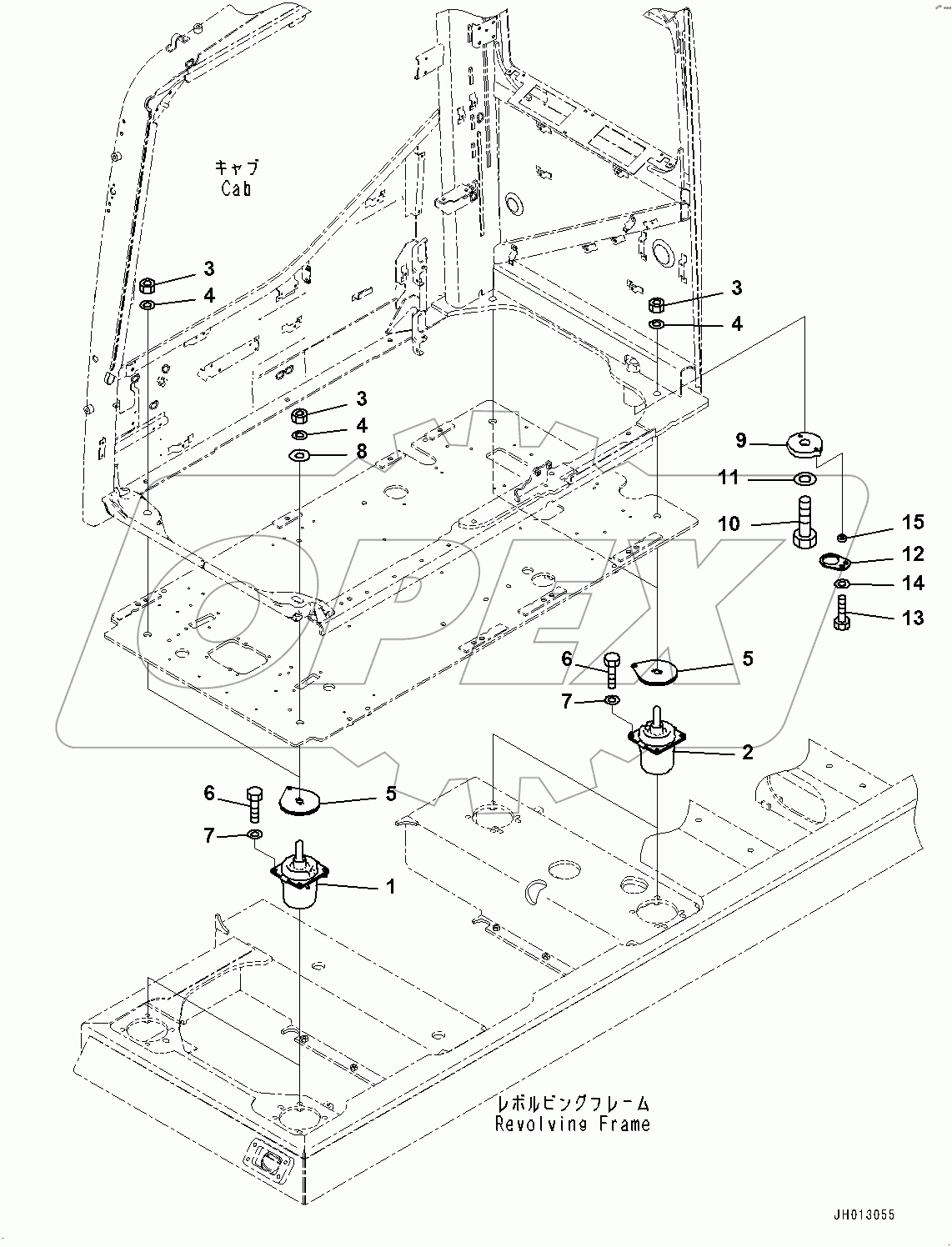  Floor Mounting (#80107-)