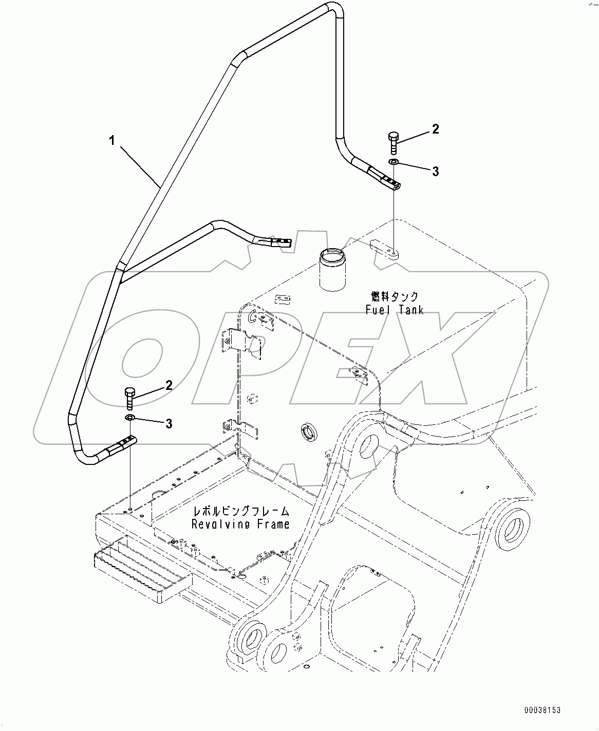  Handrail,  (#80001-80016)