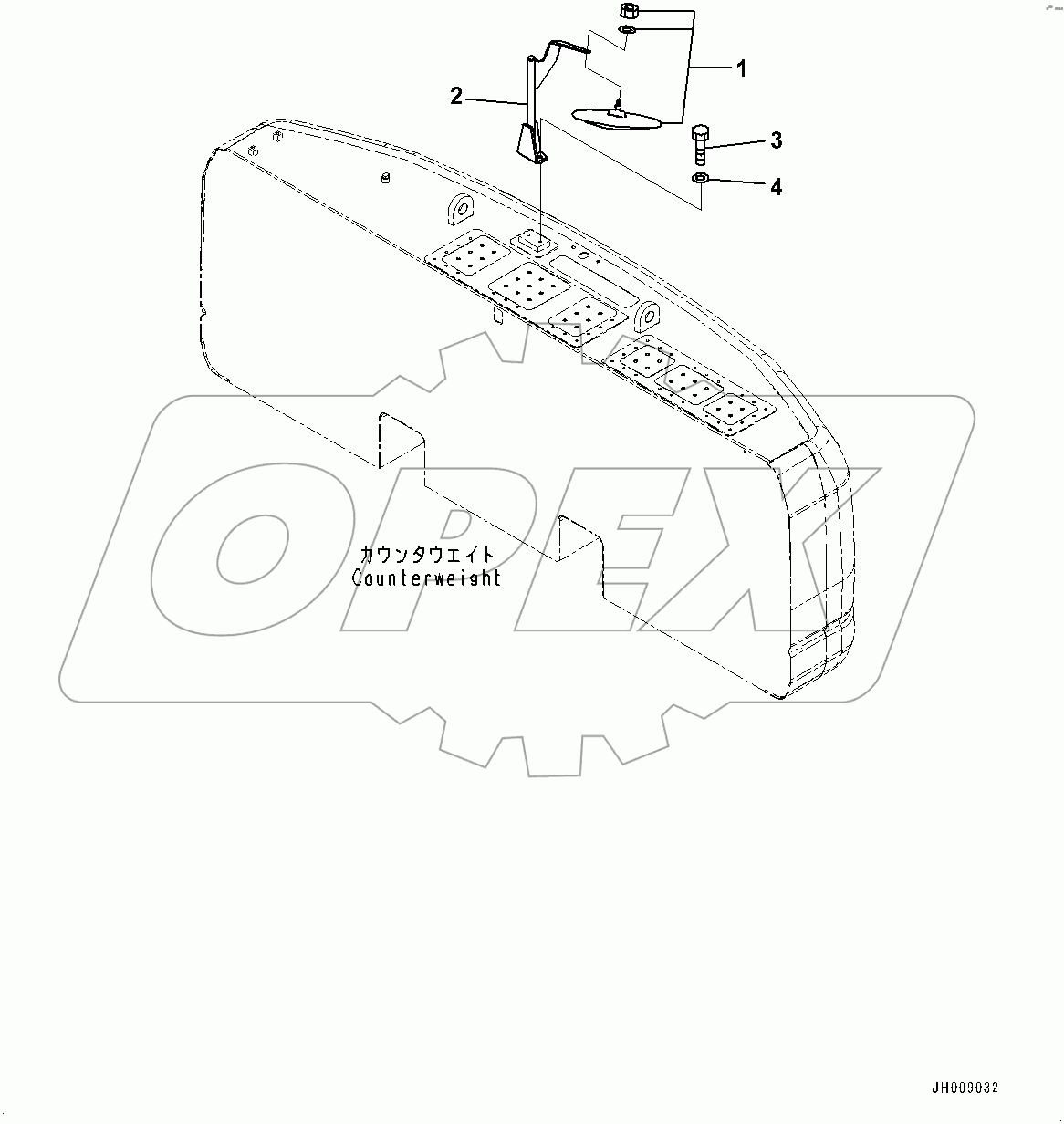  Rearview Mirror (#80001-)