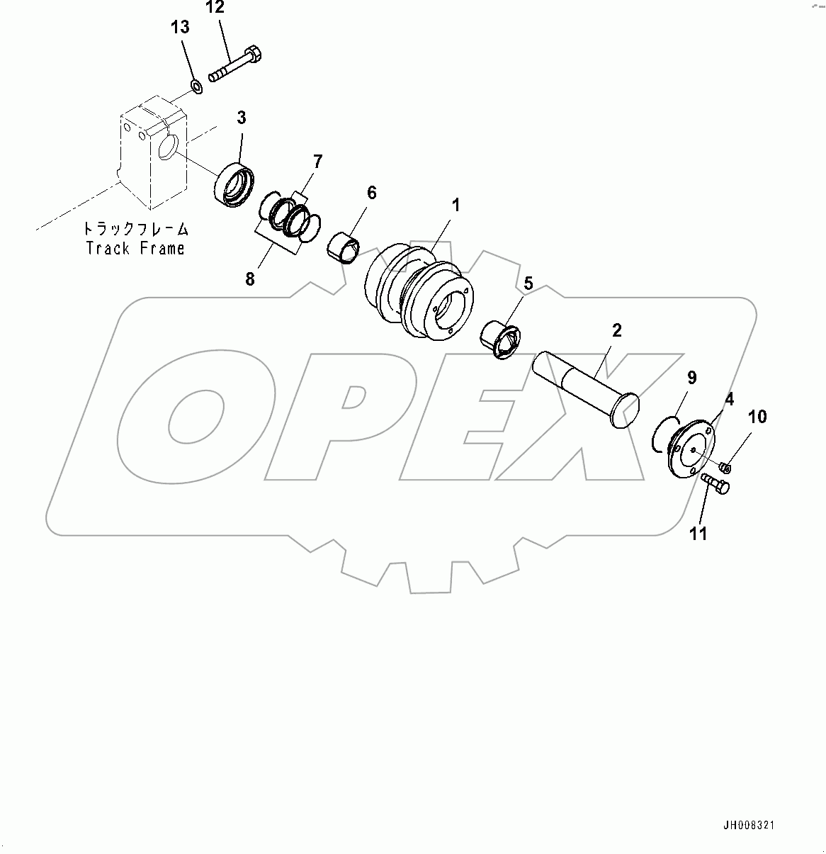 Carrier Roller (#80001-)