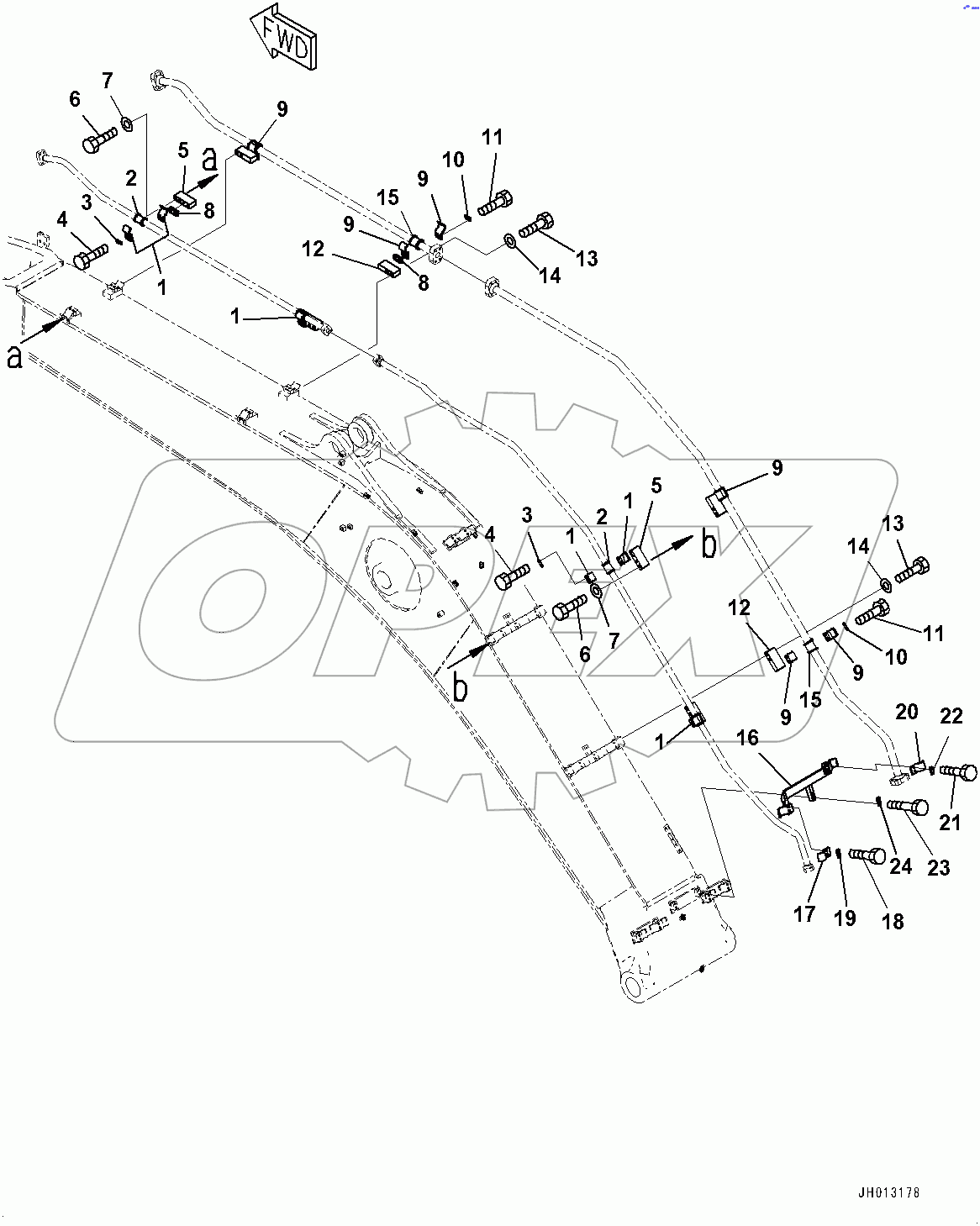  Boom, Clamp (#80001-)