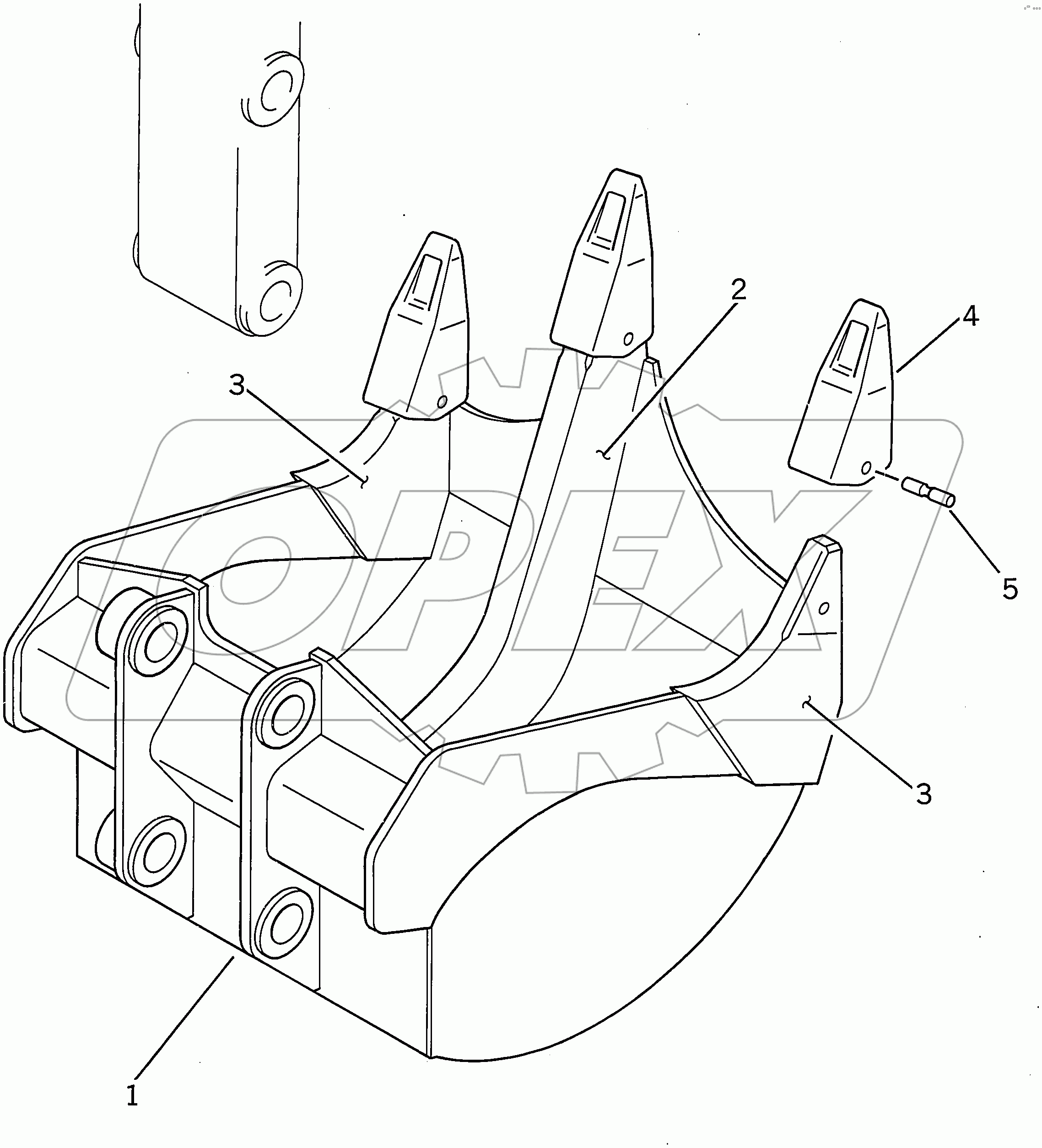  Ripper Bucket (#80001-)