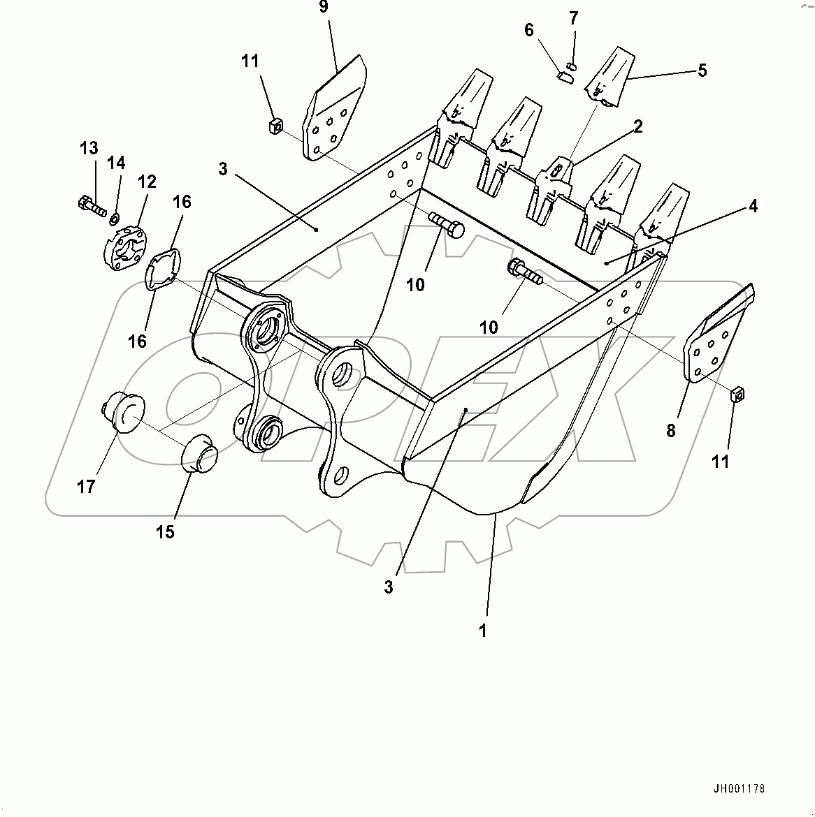 Bucket, (2/2) (#80001-)
