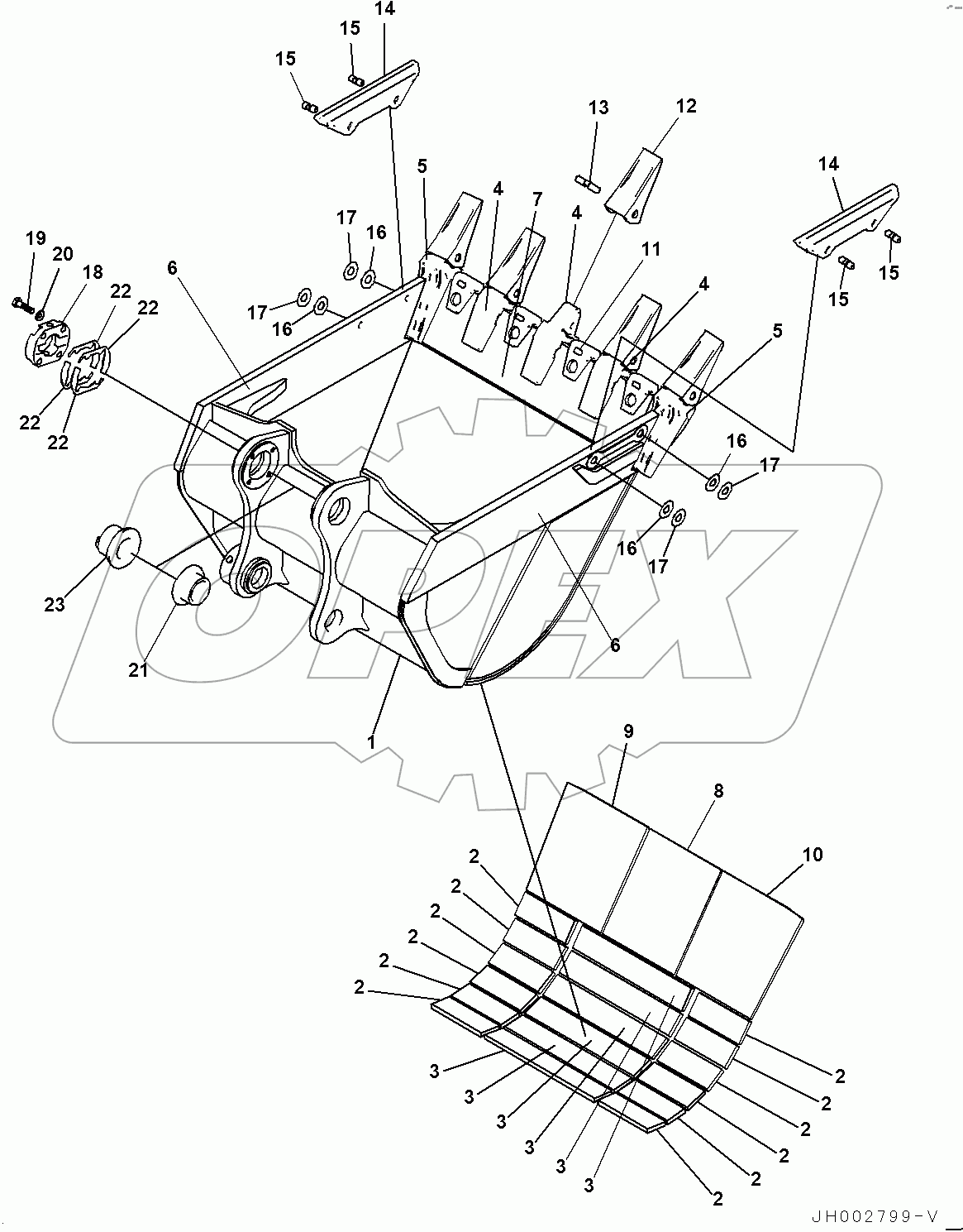  Bucket, (2/2) (#80001-)