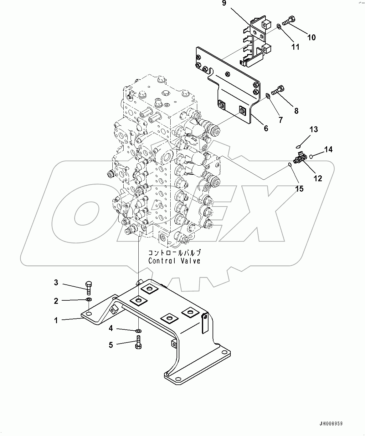  Control Valve, Valve Bracket (#80001-)