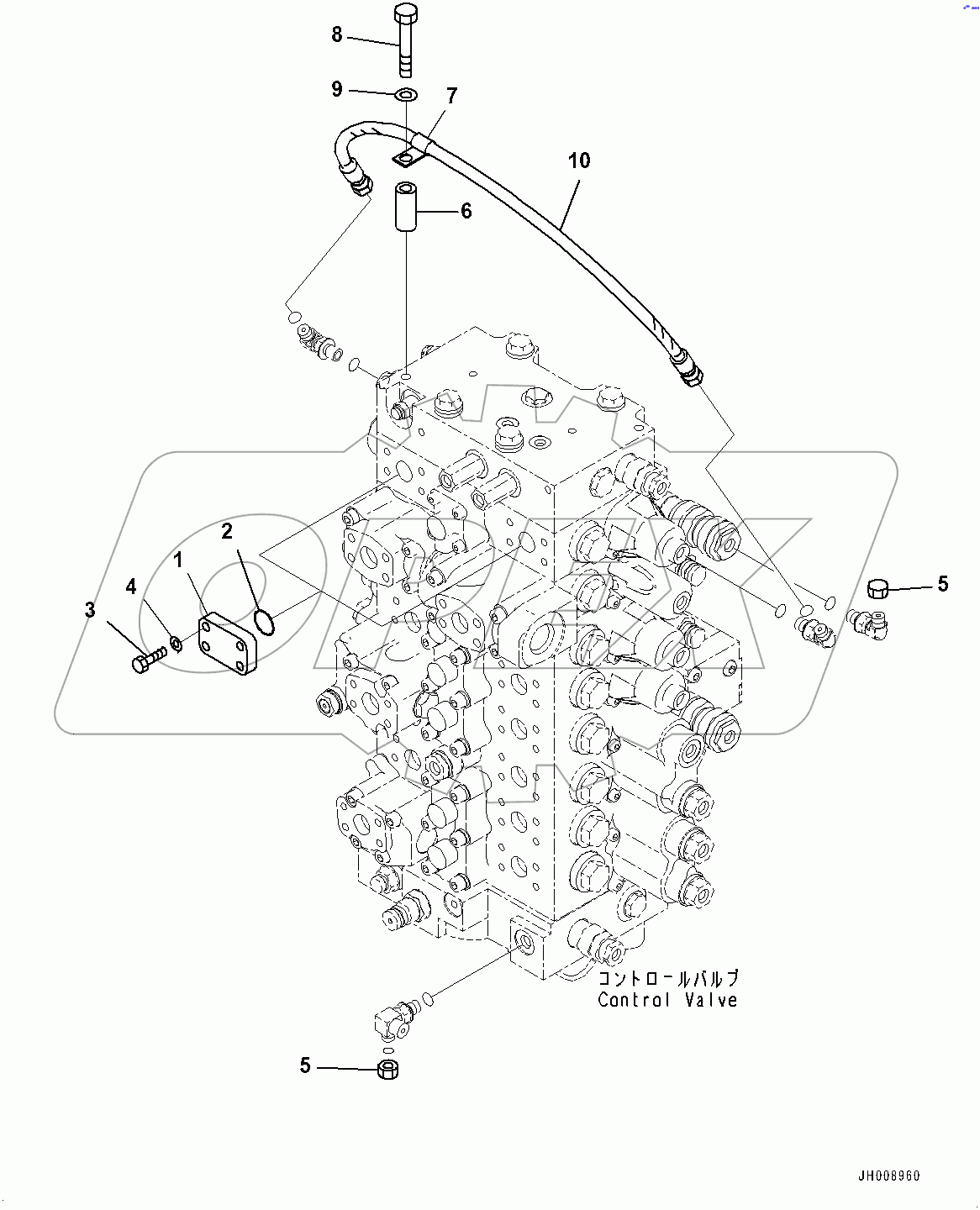  Control Valve, Blind Parts (#80001-)