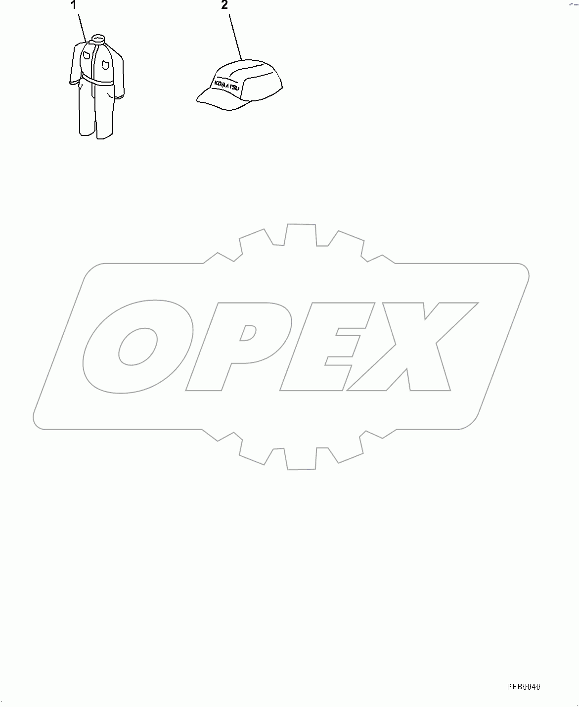  Cap and Overall (#80001-)