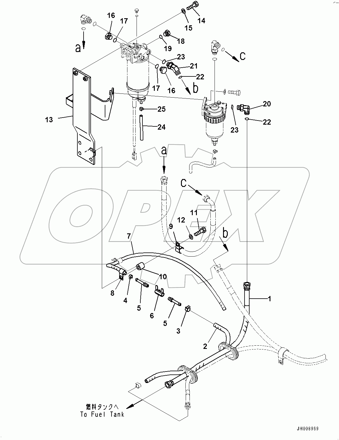  Fuel Piping, Hose (#80001-)