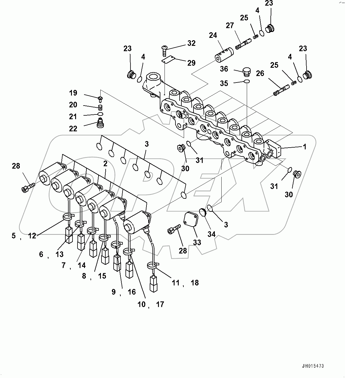  Solenoid Valve, Inner Parts (#80001-)