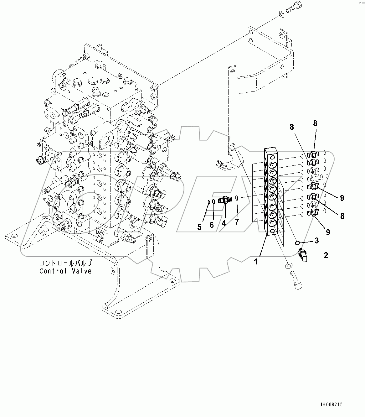  Pressure Switch Block, Sensor (#80001-)