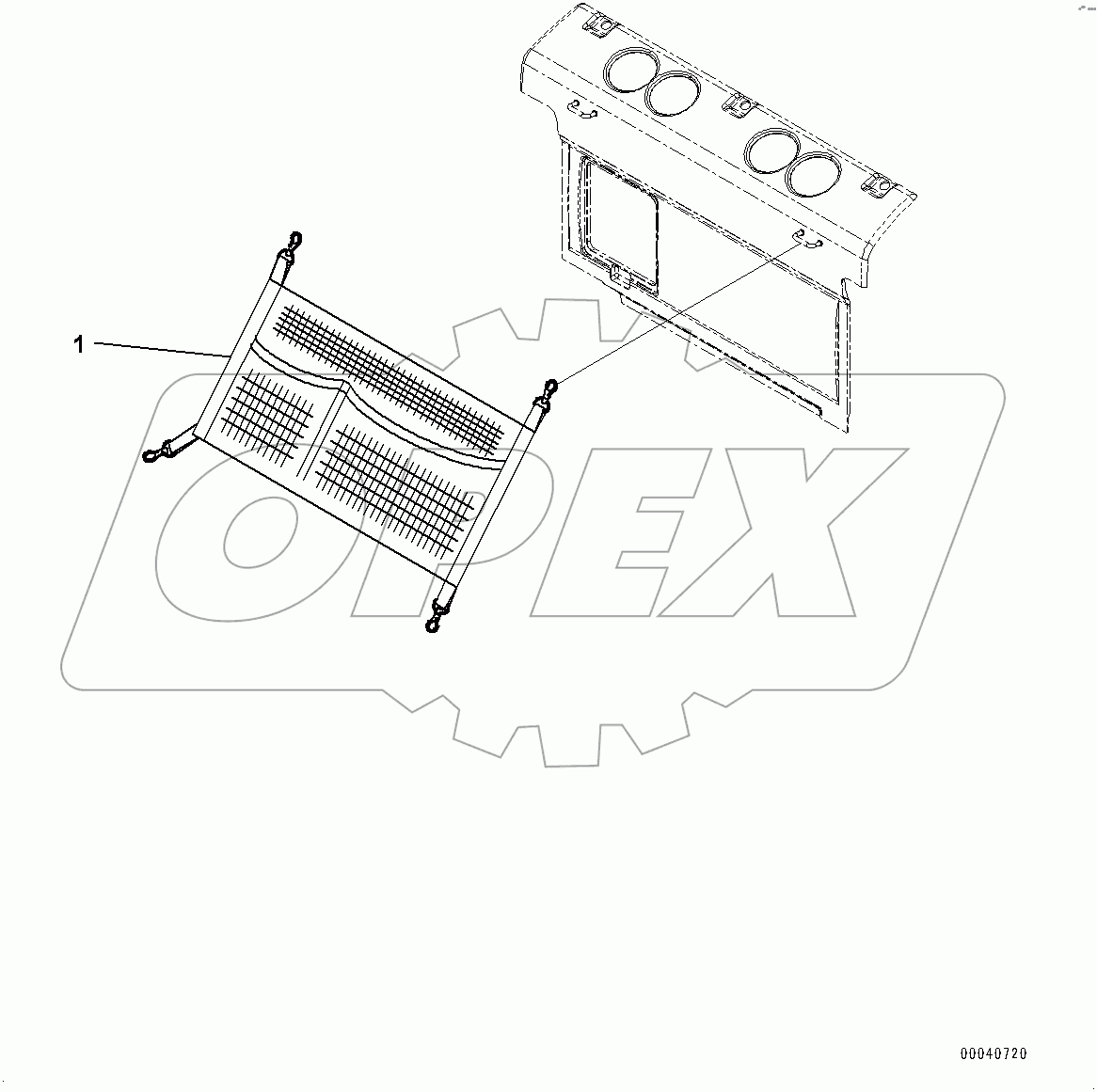  Luggage Box Net (#80001-)