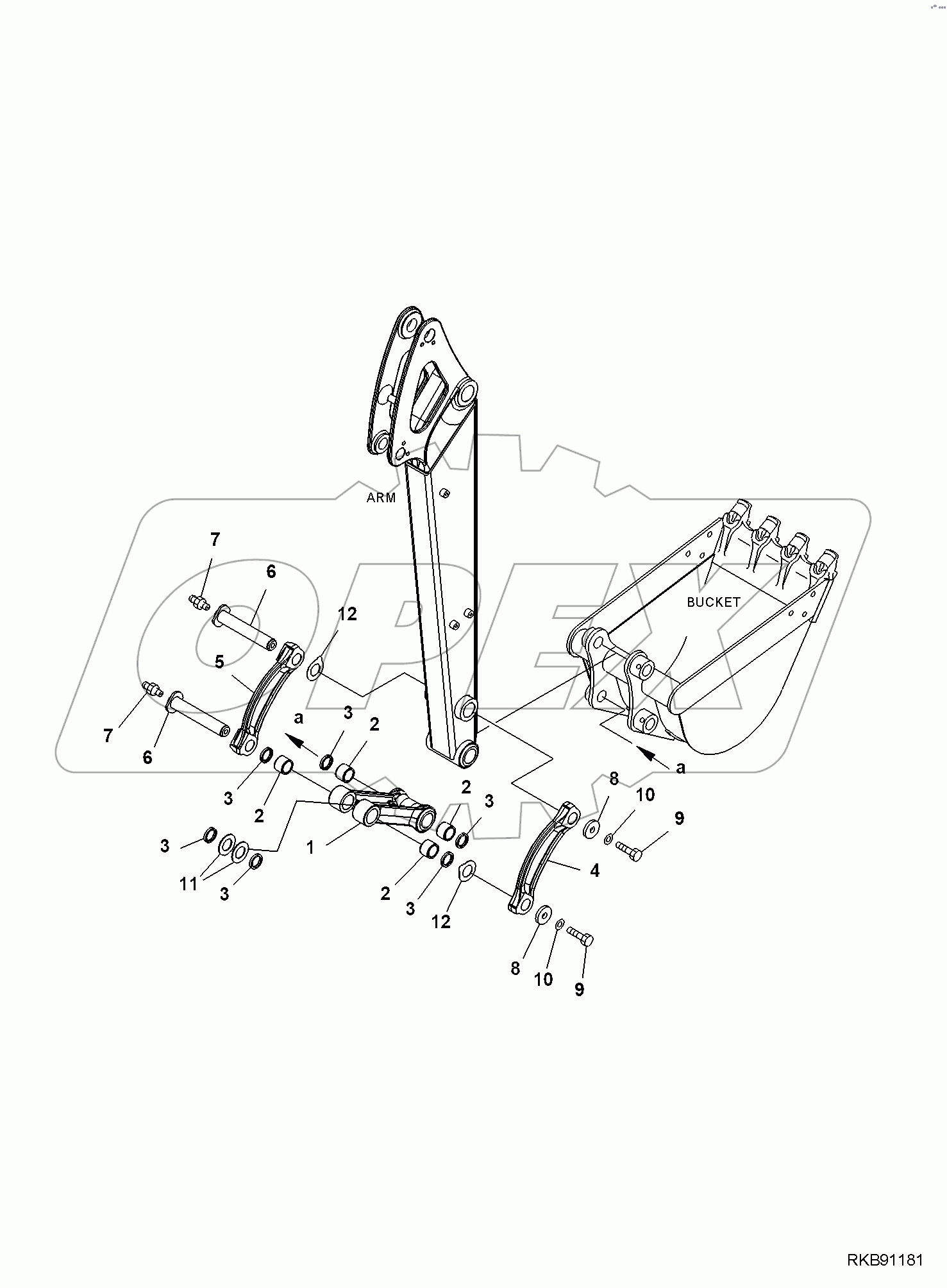  BUCKET LINK, WITH HOOK