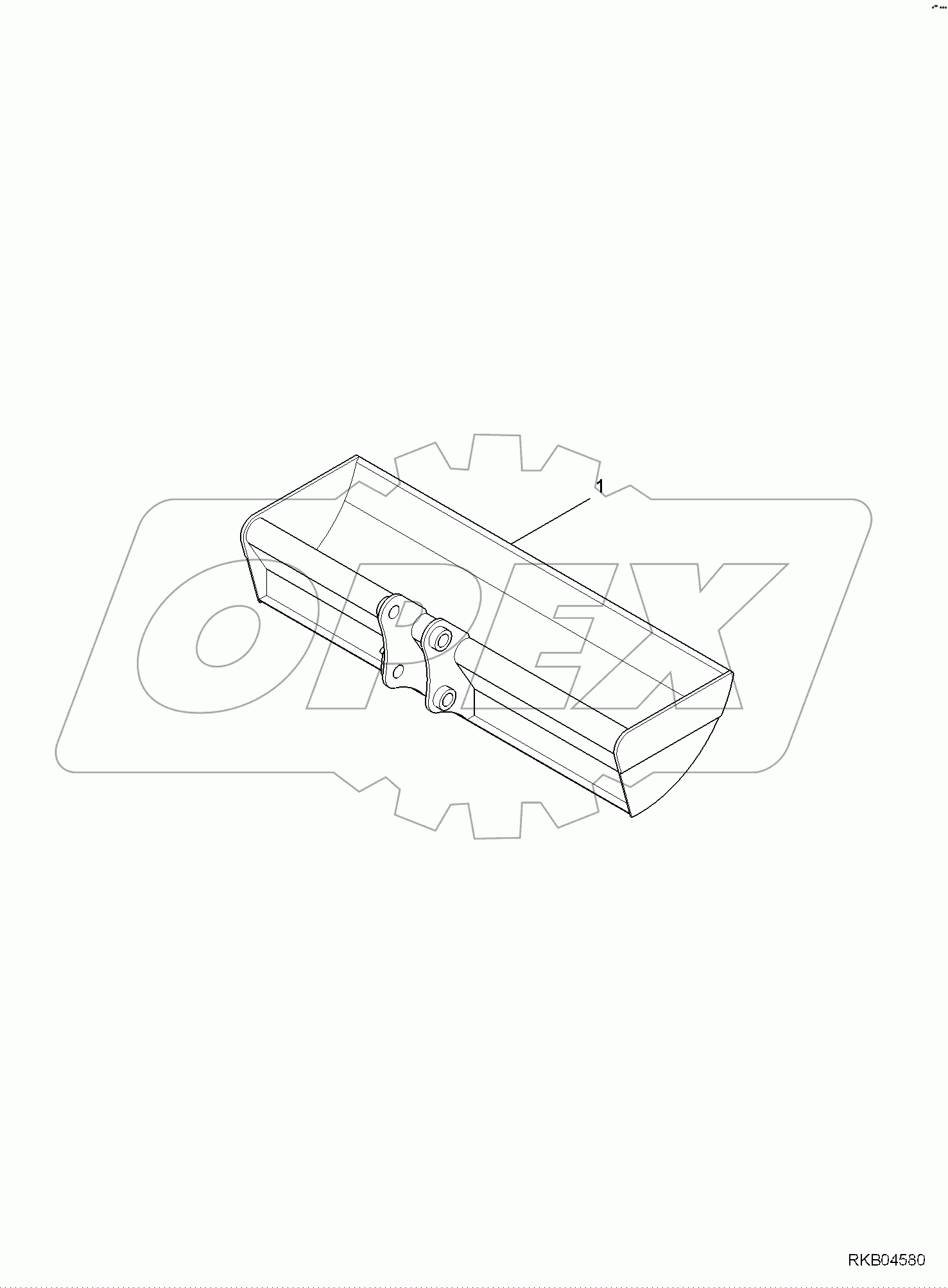  BUCKET, DITCH CLEANING, L1300MM