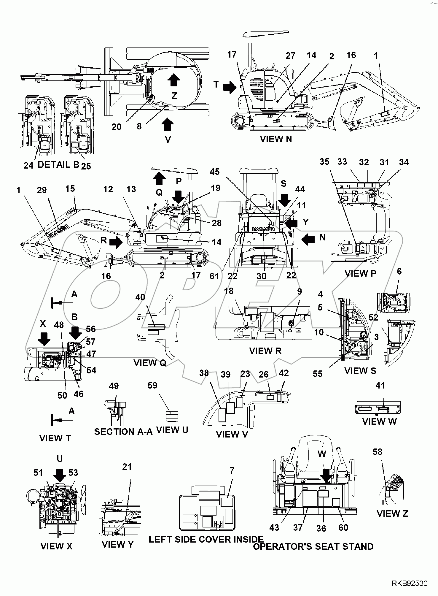  MARK PLATE, FOR CANOPY
